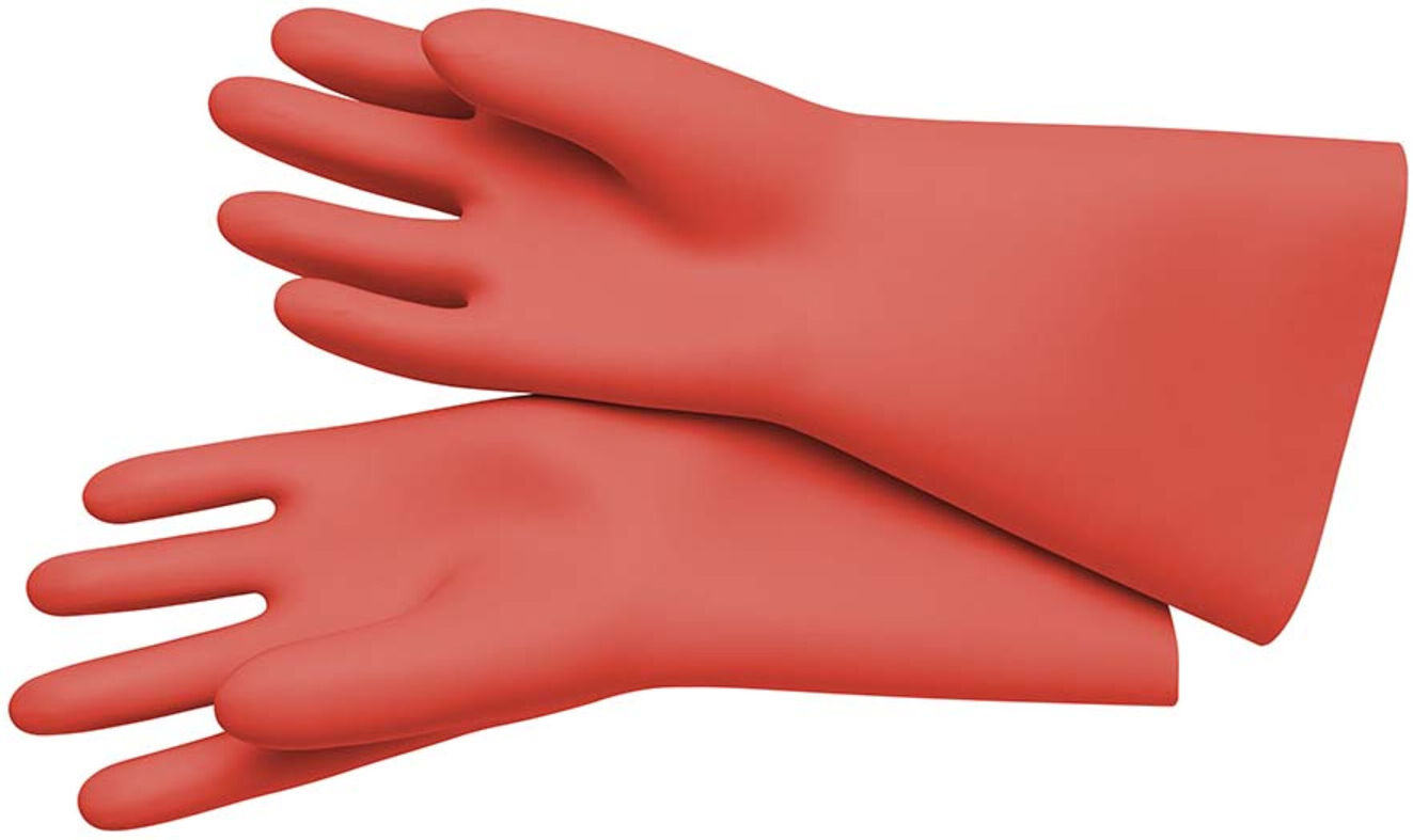 KNIPEX 98 65 41 Isolierende Handschuhe isoliert Größe 10 / Klasse 0 410 mm)