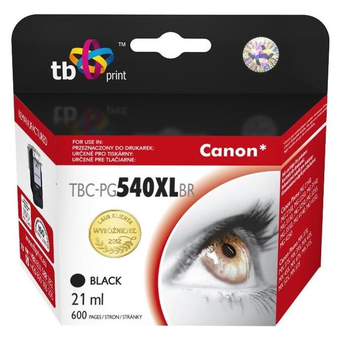 Print TBC-PG540XLBR ink cartridge 1 pc(s) Black (BK) (TBC-PG540XLBR)