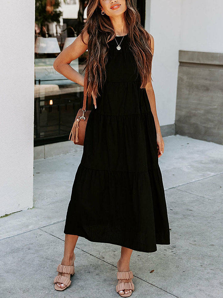 LA Angels Kleid in Schwarz - S