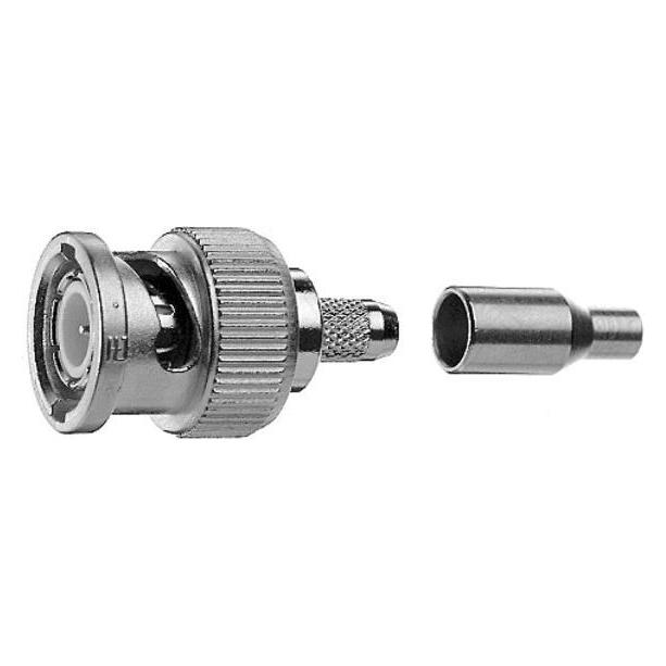 Telegärtner BNC-Kabelstecker Crimp G04 75 Ohm, crimp/crimp, Standard, A2505, G04 (RG-179B/U) (J01002A0036)