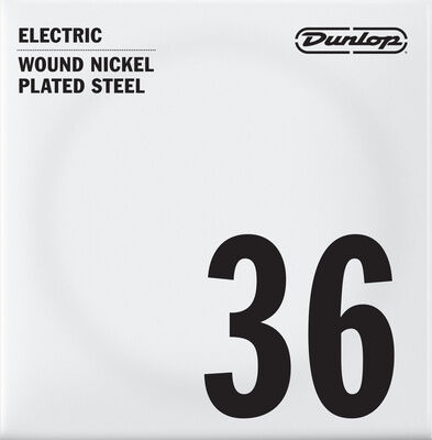 Dunlop Nickel Wound Single Str 036w