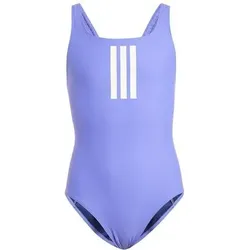 ADIDAS Kinder Badeanzug 3-Streifen Kids, Größe 116 in Lila Lila