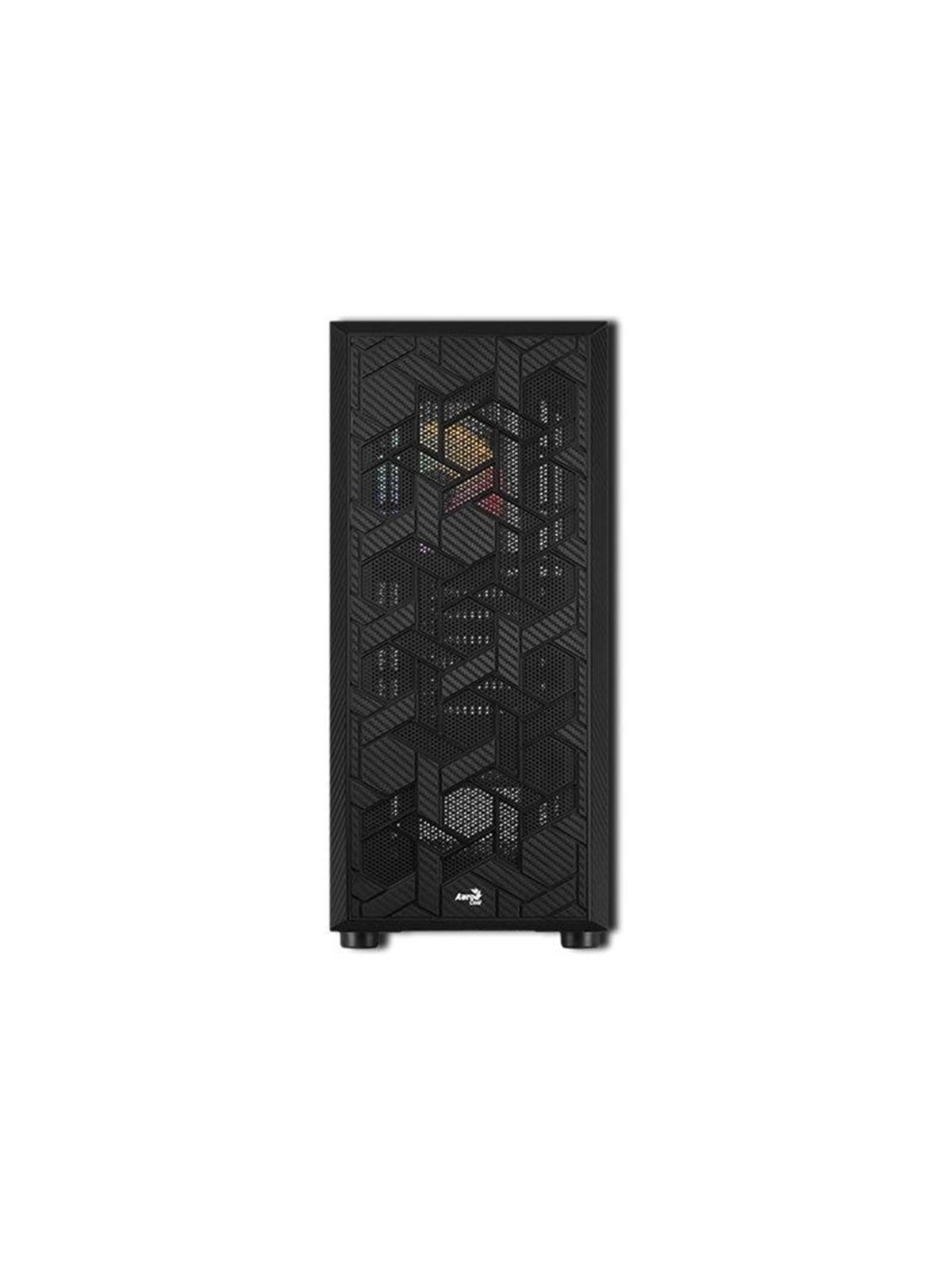 AeroCool Hive FRGB - Tempered Glass Edition - MDT - ATX - Gehäuse - Miditower - Schwarz
