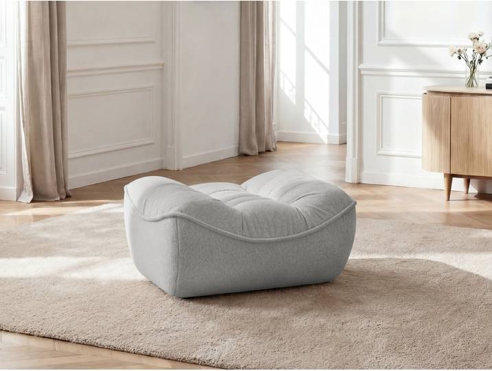 Pouf SERENA tissu chiné