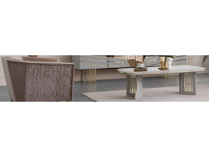 JVmoebel Polstergarnitur Design Sessel & Couchtisch Japandi Stil Holz Modern Edel., (2-tlg), Made in Europa