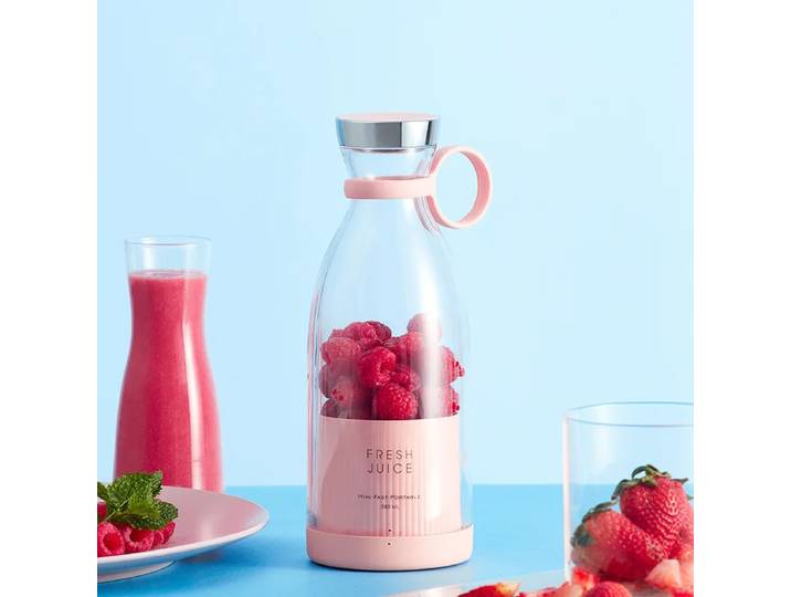 Mixeur Électrique Portable Rechargeable, Mini Blender pour Fruits et Légumes, Appareil Multifonctionnel pour Smoothies, Idéal pour la Maison et les Voyages