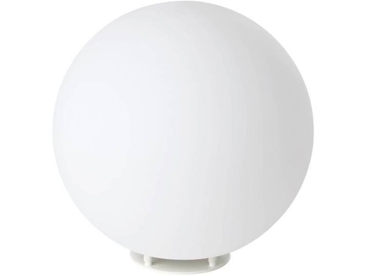 Kugelleuchte EGLO Monterolo Garten Kugel, Außenleuchte, Kunststoff, E27, IP65 , weiß, H:30cm Ø:30cm, Leuchten, Kugelleuchte, Kugelleuchte - weiß - 1X40W exkl.