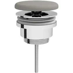 VitrA Zubehör Schaftventil mit Ventildeckel aus Keramik Steingrau Matt mit VitrA Clean,6392L476-0159 6392L476-0159