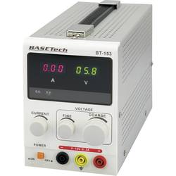Basetech BT-153 Labornetzgerät, einstellbar kalibriert (ISO) 0 - 15 V/DC 0 - 3 A 45 W Anzahl Ausgänge 1 x