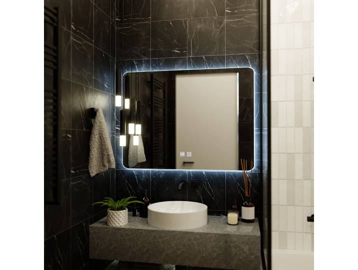 Miroir Led Rectangulaire 80x60 Desembuage Gradable Lumiere Froide