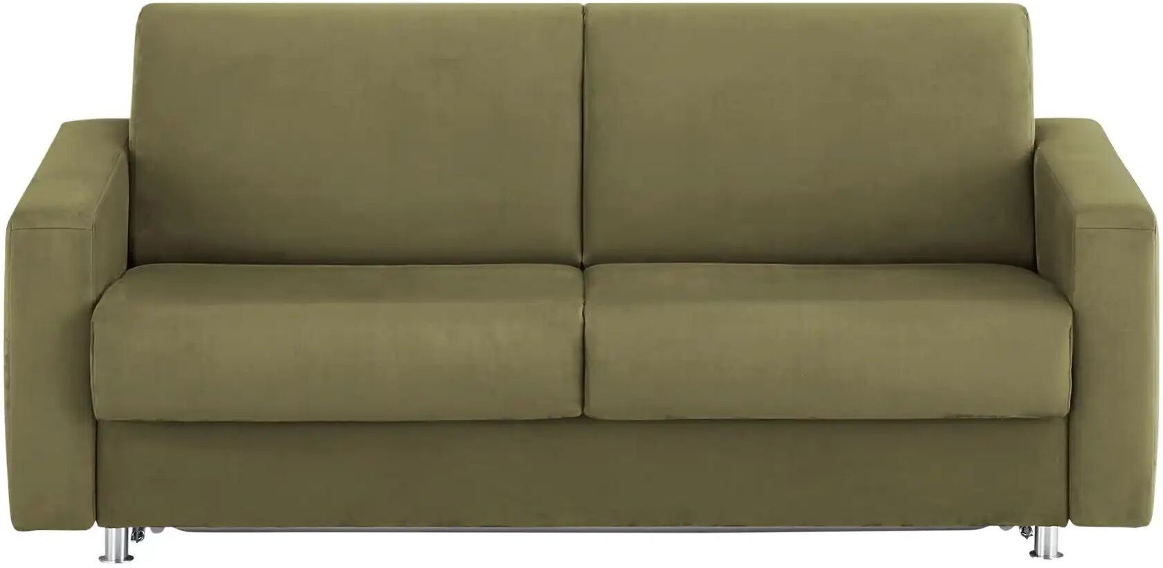 Höffner Schlafsofa aus Mikrofaser München ¦ grün