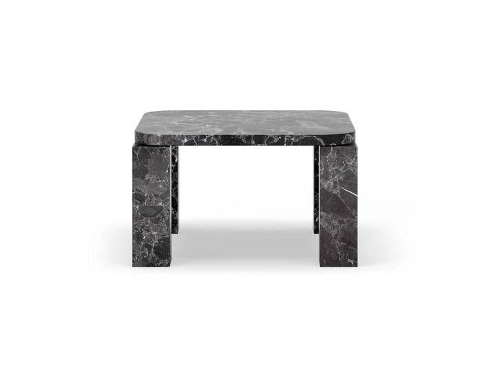 New Works Table basse Atlas 60x60 cm Costa black marble
