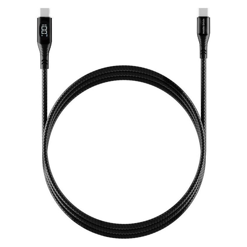 Mobile Origin 100W Display Cable USB-C to USB-C 1.5m CB2 (1.50 m, USB 2.0, 100 W) (MO-100WDC-CB2)