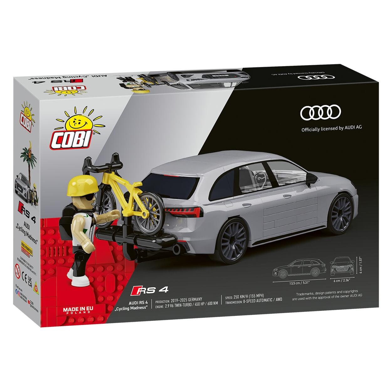 Cobi 155 PCS AUDI /24671/ RS 4 B9 CYCLING MADNESS (COBI-24671)