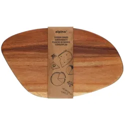 alpina Servierbrett klein 30x17cm, Schneidebrett, Braun