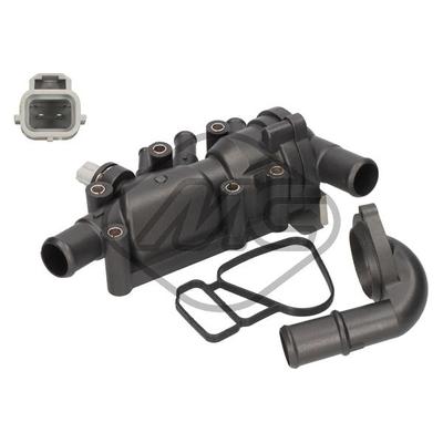 METALCAUCHO Thermostatgehäuse 03709 für Ford LAND ROVER