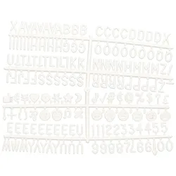 Securit® Buchstaben-Set für Letterboards 40x60cm und 60x80cm - 256 Acryl Buchstaben, Zahlen und Symbole