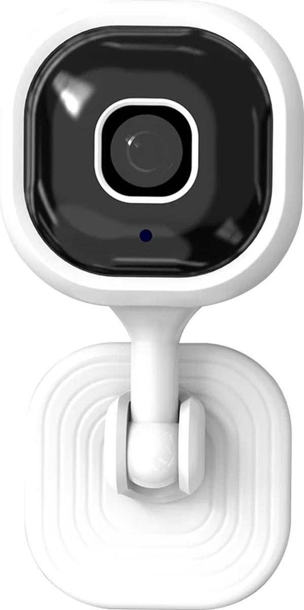 DrPhone GuardEye Indoor Wifi Beveiligingscamera met Nachtvisie en Mobiele App - Wit