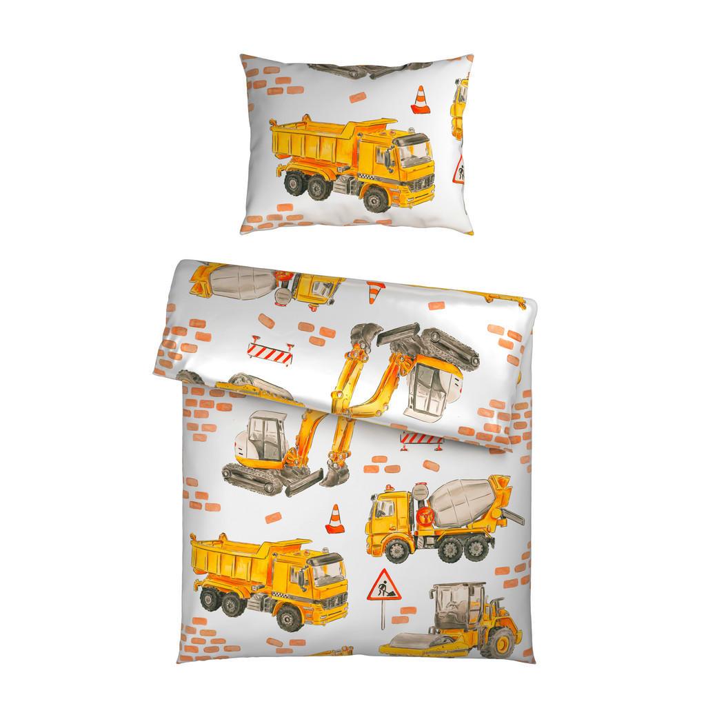 Ben'n'jen Kinderbettwäscheset , Mehrfarbig , Textil , Fahrzeuge , 160x210 cm , pflegeleicht, atmungsaktiv, schadstoffgeprüft , Heimtextilien, Bettwäsche, Kinderbettwäsche