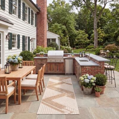 SAFAVIEH Global Elisabetha Indoor/ Outdoor Modern Rug