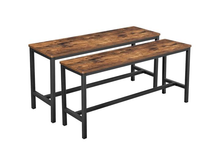 Truhe VASAGLE Schwarz Stahl B 108 cm - Truhe