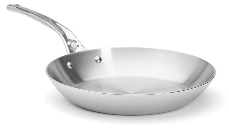 Edelstahl-Bratpfanne 28 cm, 5-lagig, 18/10, PFAS-frei, induktionsgeeignet