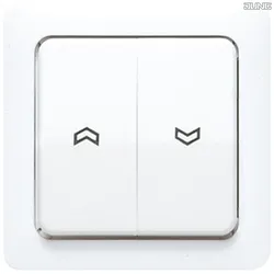 Jung 5561-5PWW Wippe Zentralplatte Auf/Ab f.509VU/539VU CD alpinweiß