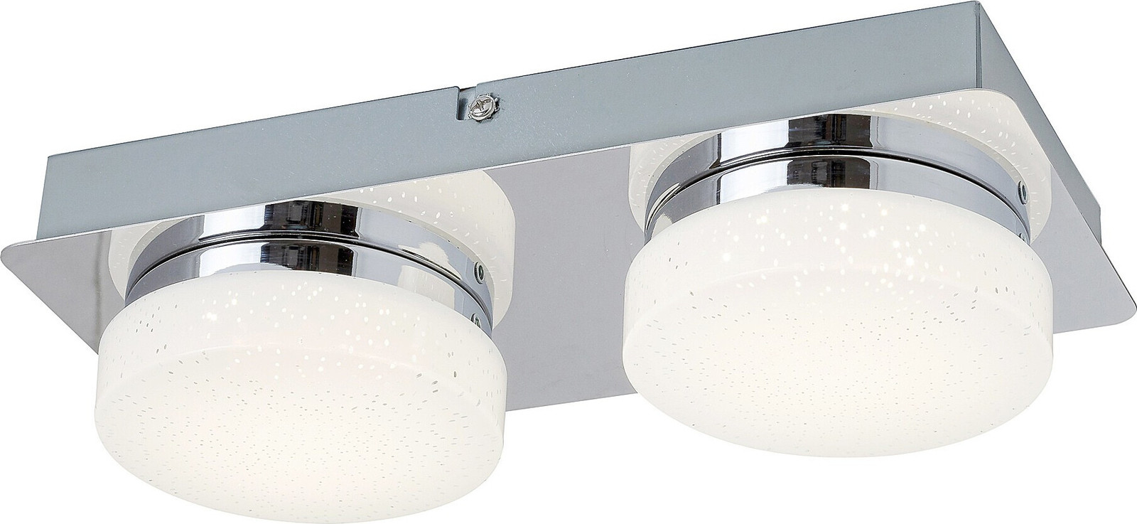 Rabalux Hilary Plafondlamp, LED, 10W, 4000K, 800lm, Zilverwit, Neutraal wit, Modern design
