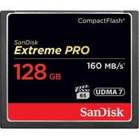 CompactFlash Extreme Pro 128 GB, Speicherkarte schwarz, UDMA 7