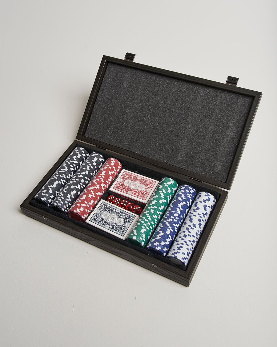 Manopoulos Wooden Poker Case Black men One size Sort