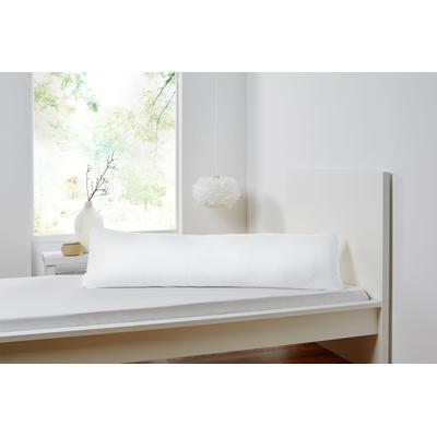 Kissenbezug PRIMERA "Seitenschläferkissen", weiß, B:40cm L:140cm, Mako-Jersey, Obermaterial: 100% Baumwolle, Kissenbezüge, Kissenbezug, in weicher Feinjersey-Qualität