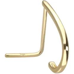 14/18 Karat Gold Nasenstecker SCHMALES DESIGN