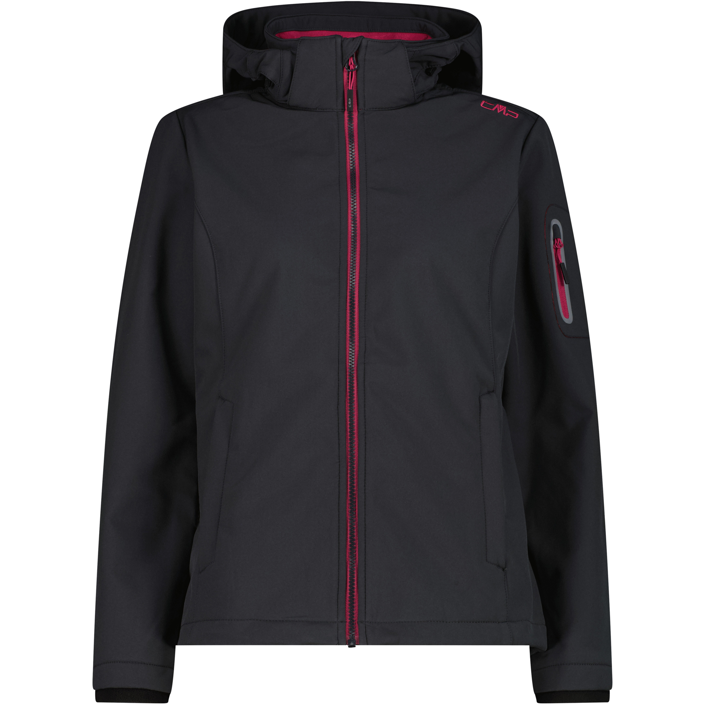 CMP Softshell Damen Softshelljacke grau Größe 4XL Trekking Wasserabweisend Wasserabweisend