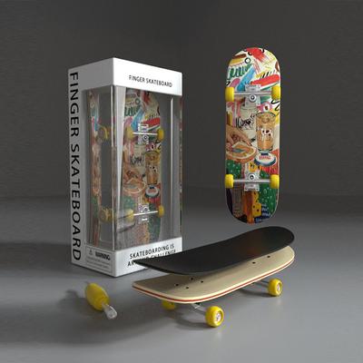 Perfect Picks Market Mini Fingerboard Skate Toy Set For Kids Stress Relief Desk Tricks a6