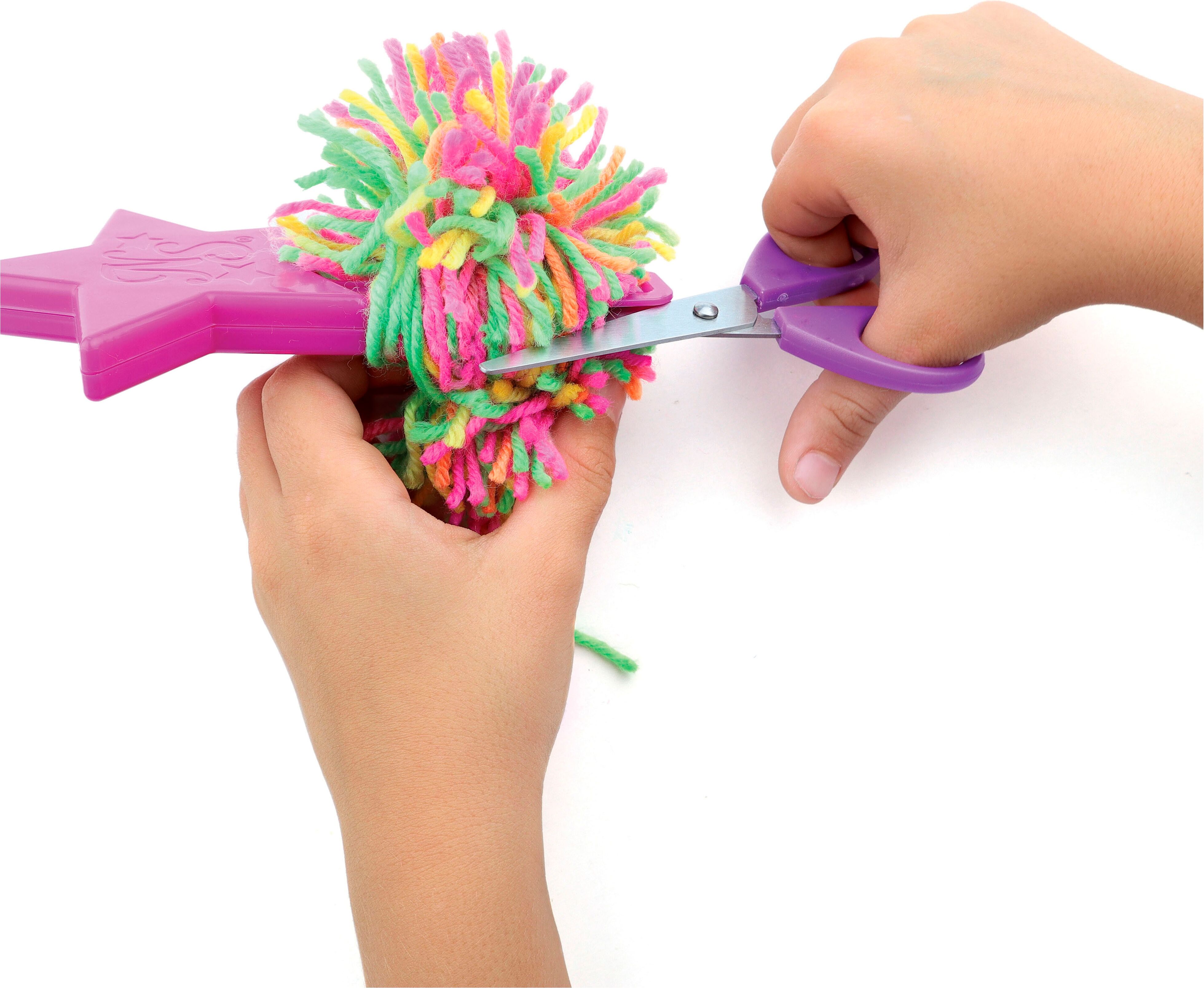 Kreativset NEBULOUS STARS "Pom-Pom Animoulous", bunt, Kreativsets, Kinder, Kreativset