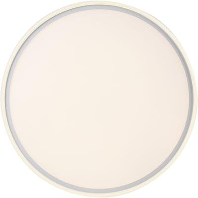 JUST LIGHT Deckenleuchte "EDGING", weiß, 2, Ø 60cm, 1 Stk., Leuchten, LED, Fernbedienung, Funk inkl., separat steuerbar (Schalter), Deckenleuchte