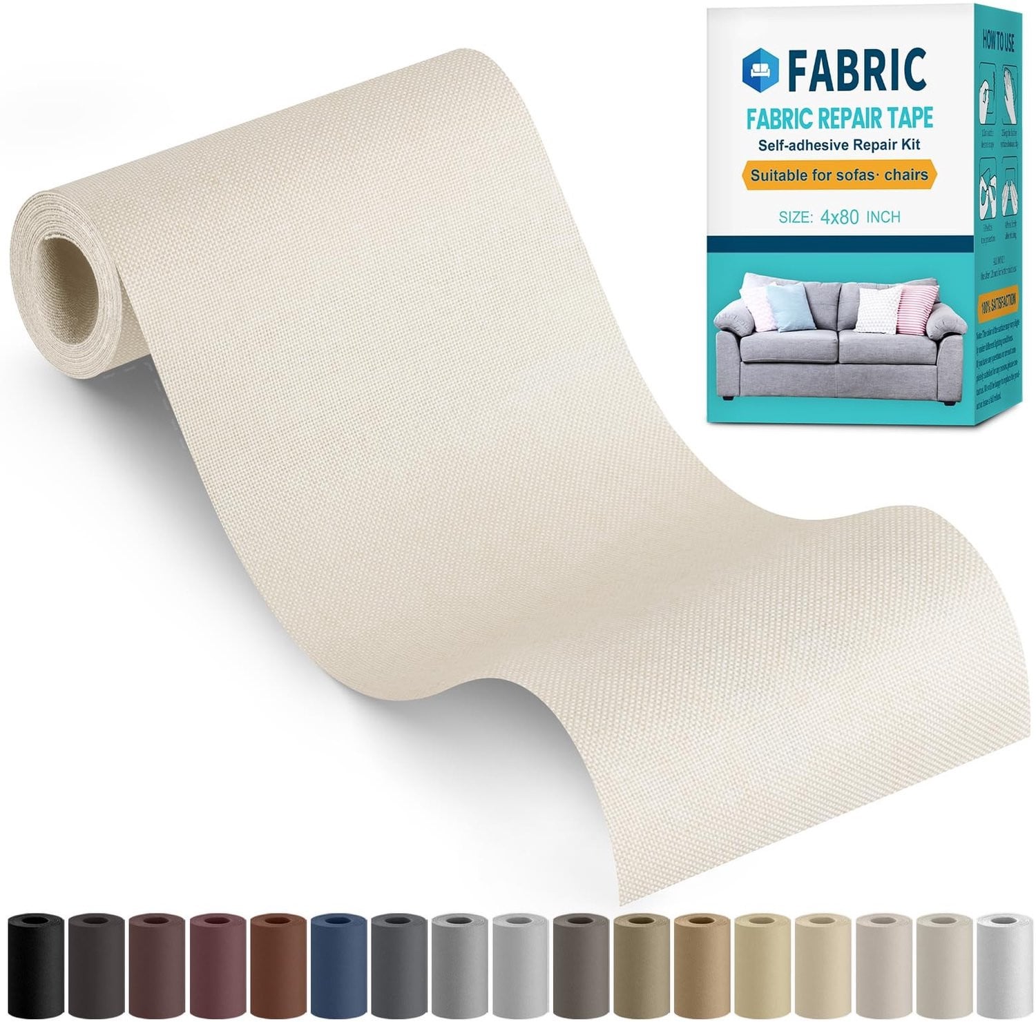 Waterdichte Canvas Reparatie Patches - Zelfklevend voor Meubels en Kleding