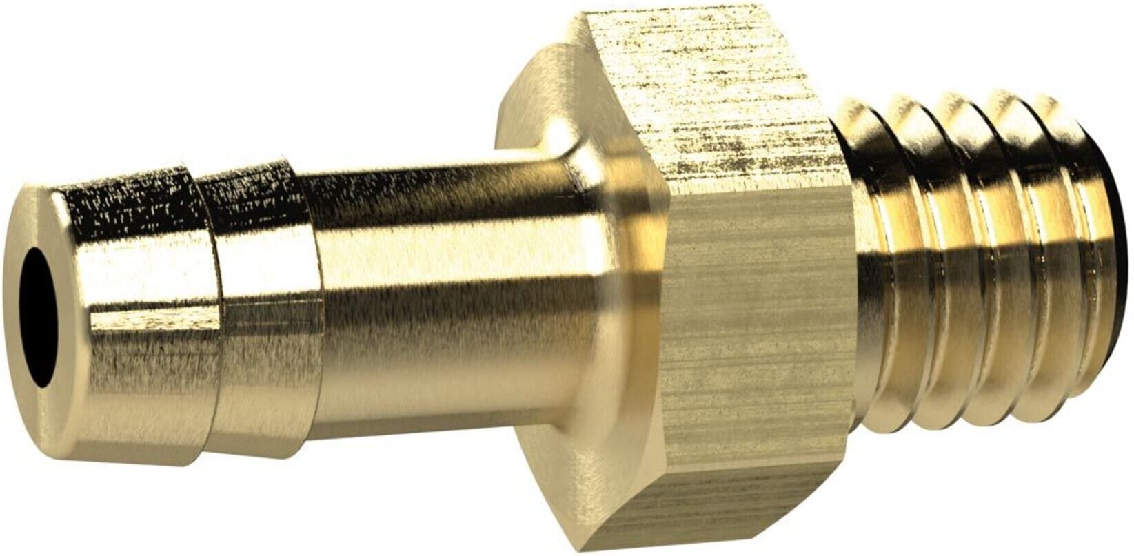 Riegler Einschraubschlauchtülle, M5, für Schlauch LW 6 mm, SW 7, MS (MS239M506)