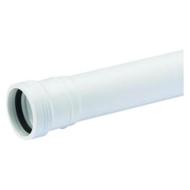 Wavin Wafix PP-Abflussrohr mit Muffe 50 x 2000 mm weiss (NOR-1420109)