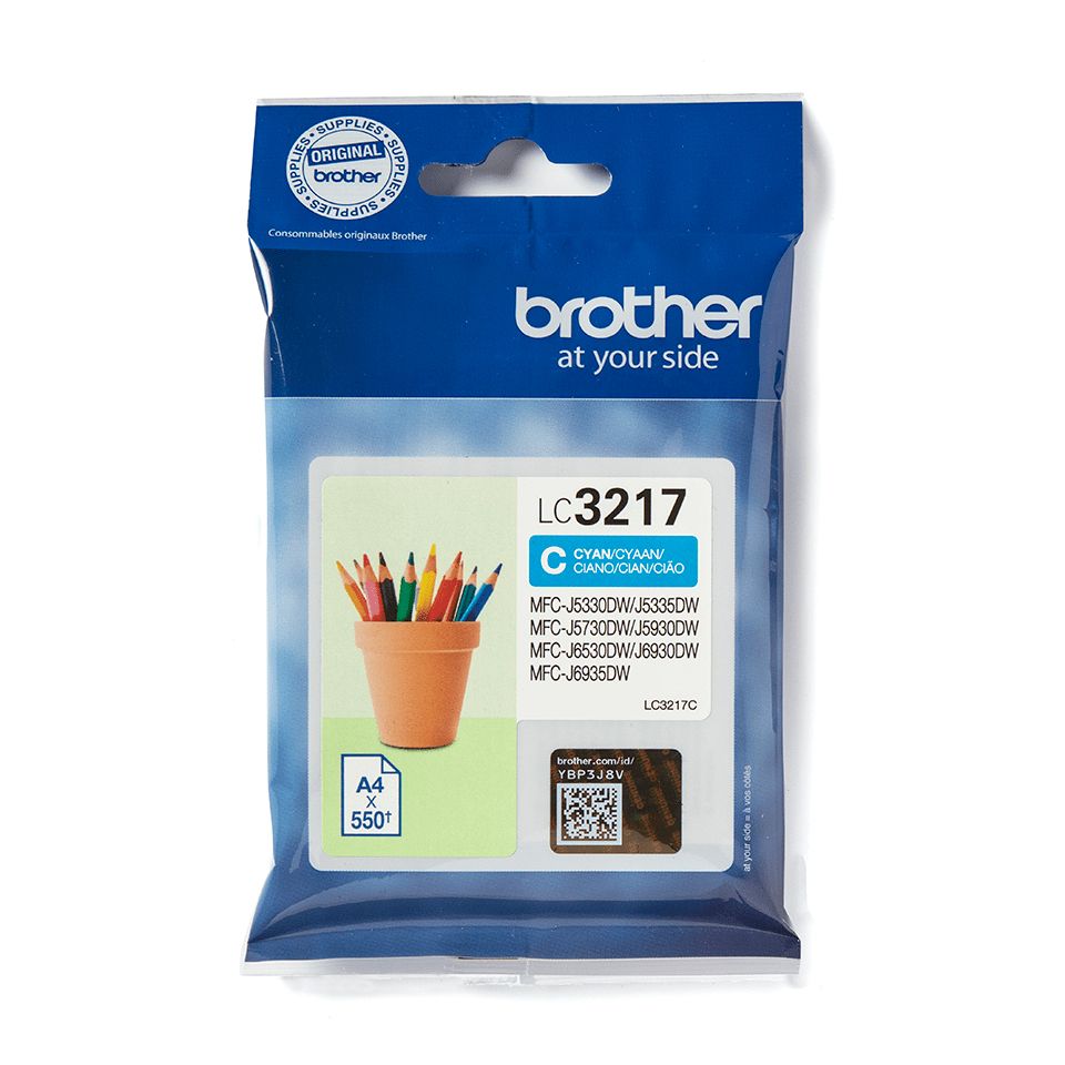 Brother originale Druckerpatrone Cyan LC-3217C LC3217C