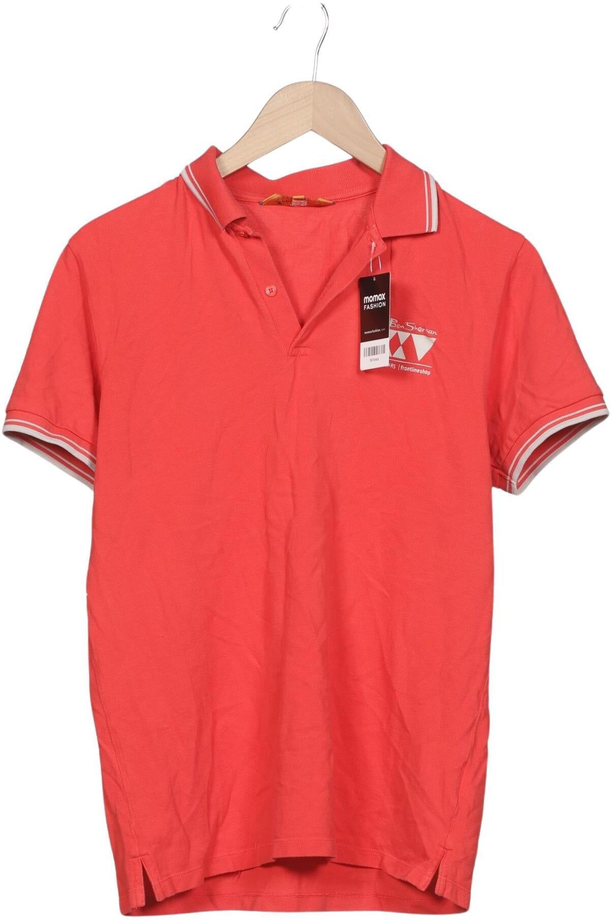 Ben Sherman Herren Poloshirt, Rot, Gr. M, Baumwolle - Second Hand