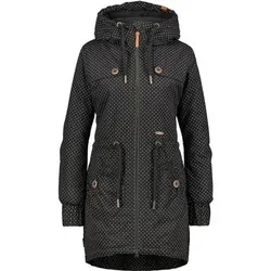 ALIFE AND KICKIN Parka CHARLOTTE, Größe 38 in Schwarz Schwarz