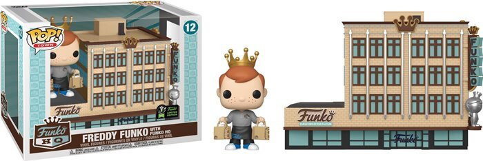Funko POP Town Freddy Funko met Funko HQ