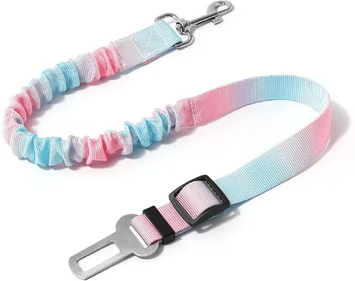 Inspire Picks Adjustable Car Safety Buckle Dog Leash Gradient Pet Seat Belt For Safe Travel a