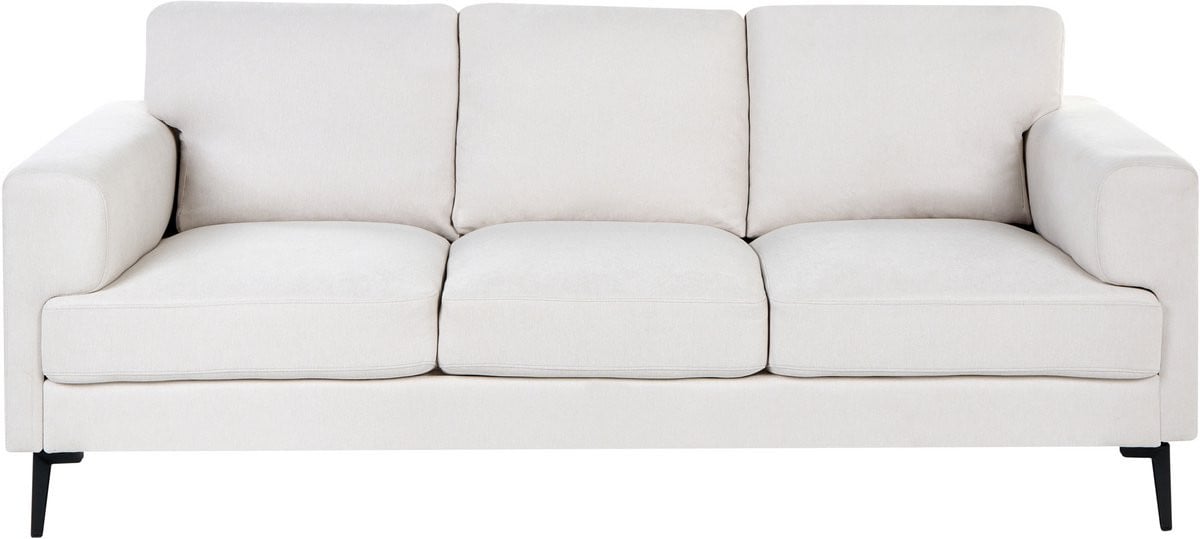Lousto Mid-century Moderne Driezitsbank - Lichtbeige - Scandinavisch Design