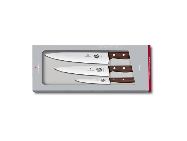 Victorinox Wood Messerset 3 Teile Edelstahl-Ahorn