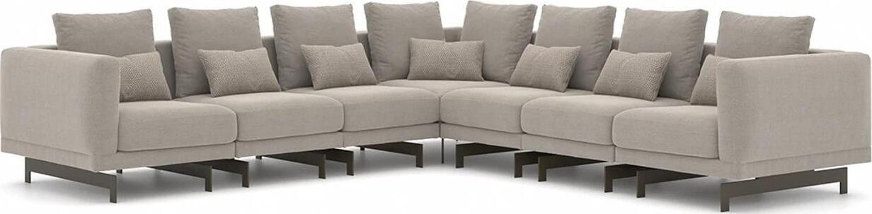 Designer Polstermöbel Ecksofa L-Form Einrichtung Garnitur Polster Textil