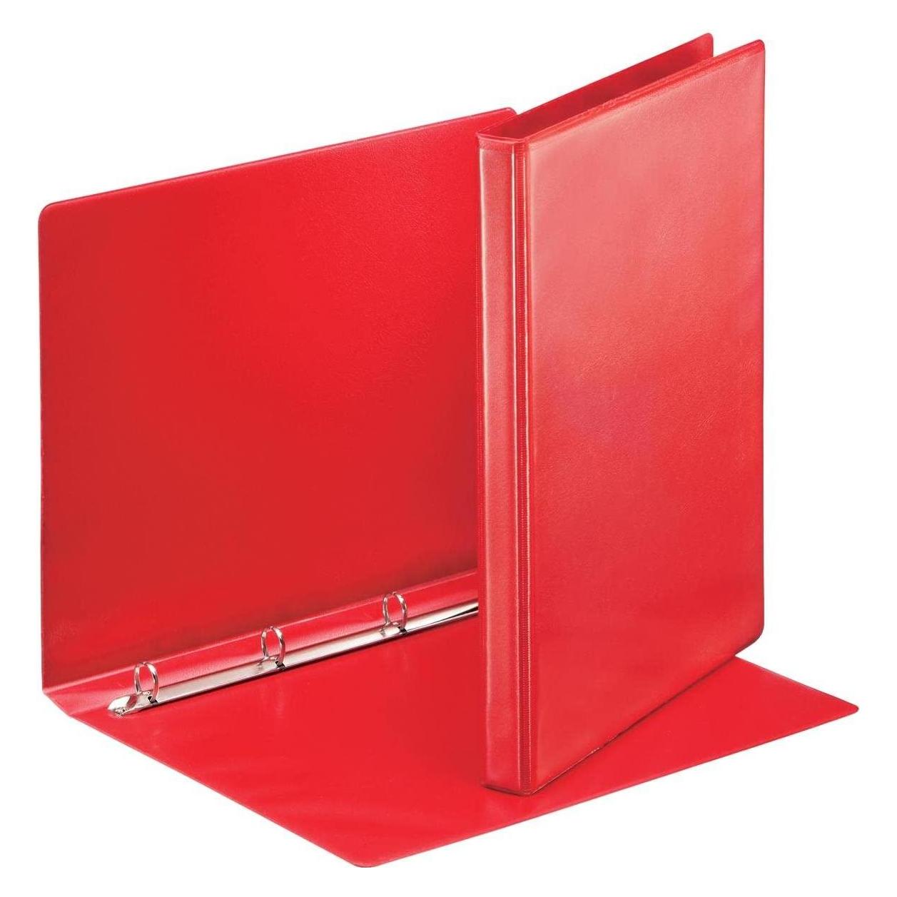 Esselte Präsentationsordner - 3 cm - 4 Ringe - Rot (A4, 30 mm, 4 Stk.) (49751)