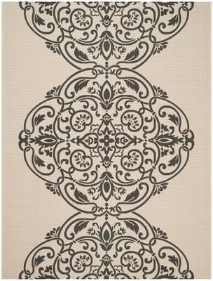 Martha Stewart by SAFAVIEH Topiary Signet Indoor/ Outdoor Waterproof Rug