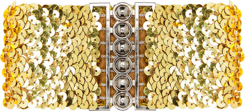 Gürtel "Pailletten", gold